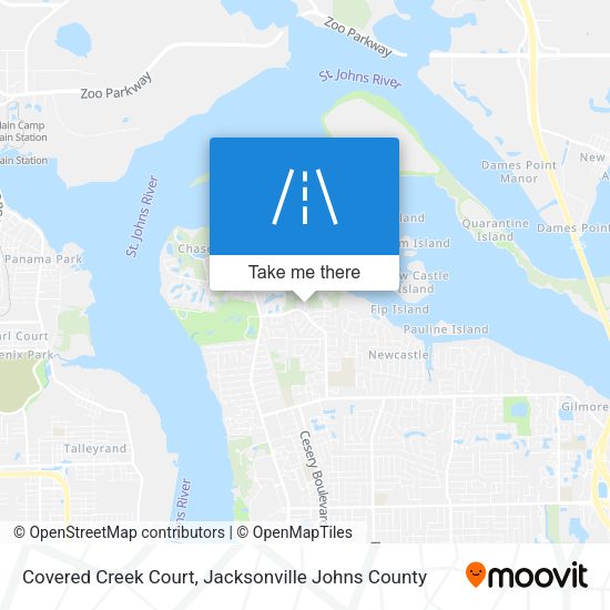 Covered Creek Court map