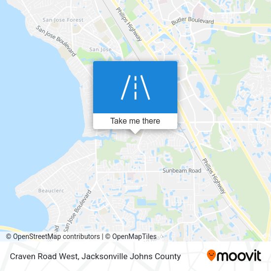 Mapa de Craven Road West
