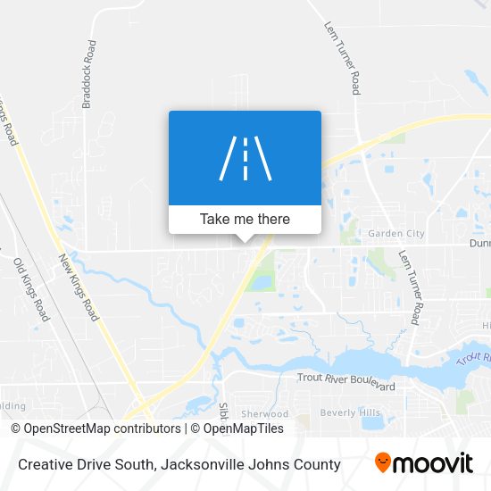 Mapa de Creative Drive South