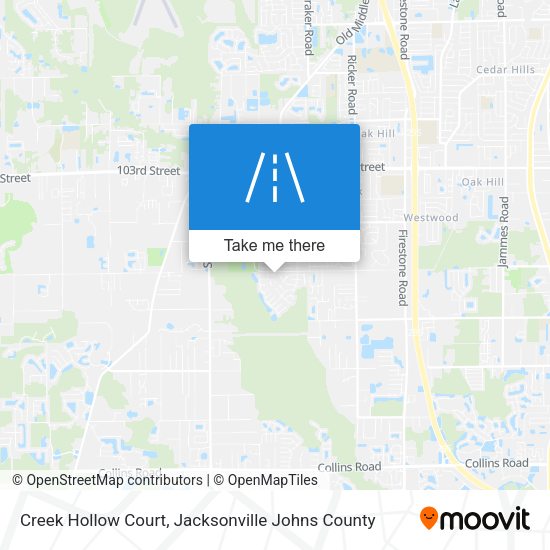 Creek Hollow Court map