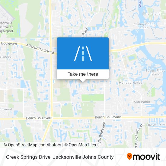 Mapa de Creek Springs Drive