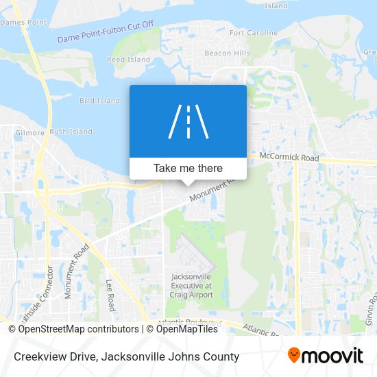 Creekview Drive map