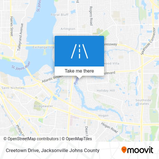 Creetown Drive map