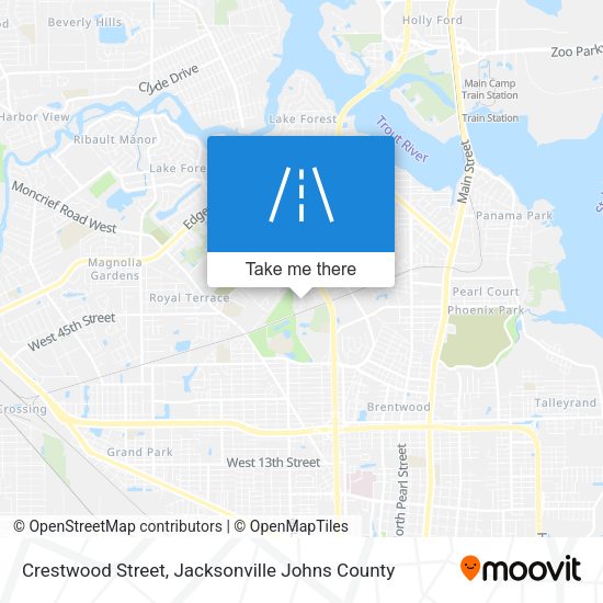 Crestwood Street map