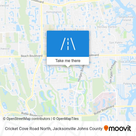 Mapa de Cricket Cove Road North