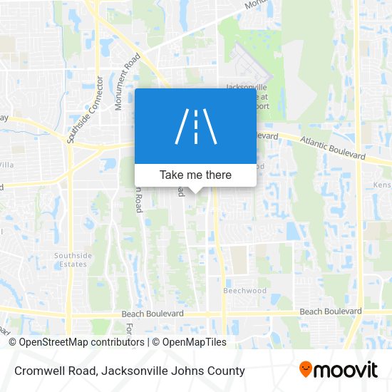 Cromwell Road map