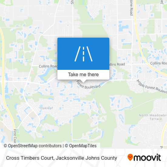 Cross Timbers Court map