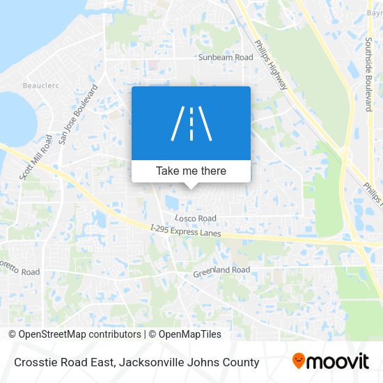 Mapa de Crosstie Road East