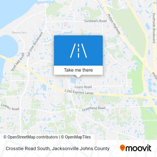 Mapa de Crosstie Road South