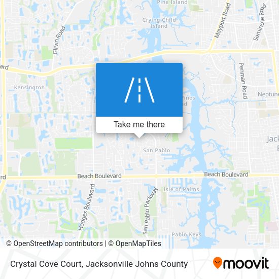 Mapa de Crystal Cove Court