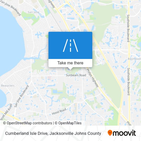 Mapa de Cumberland Isle Drive