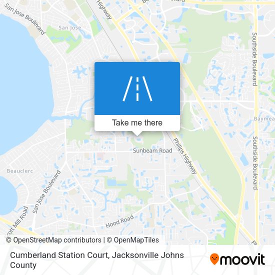 Cumberland Station Court map