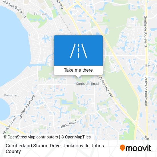 Cumberland Station Drive map