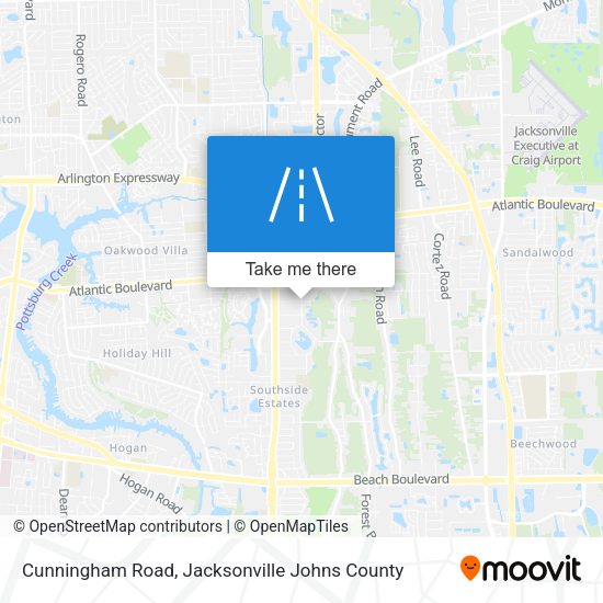 Cunningham Road map
