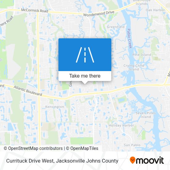 Currituck Drive West map