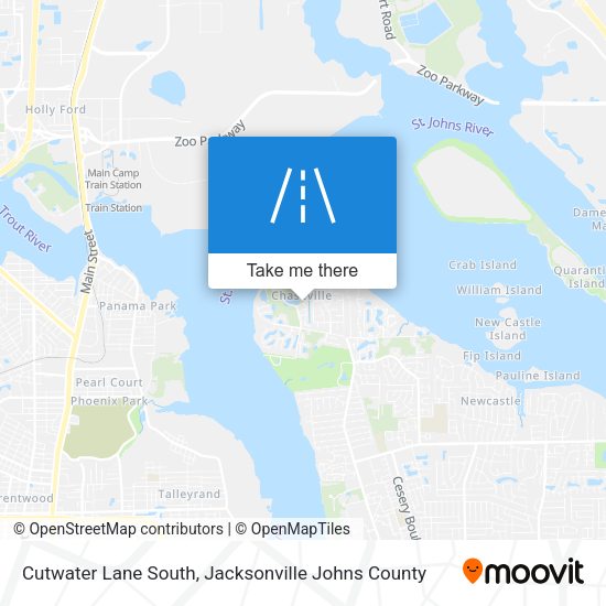 Cutwater Lane South map