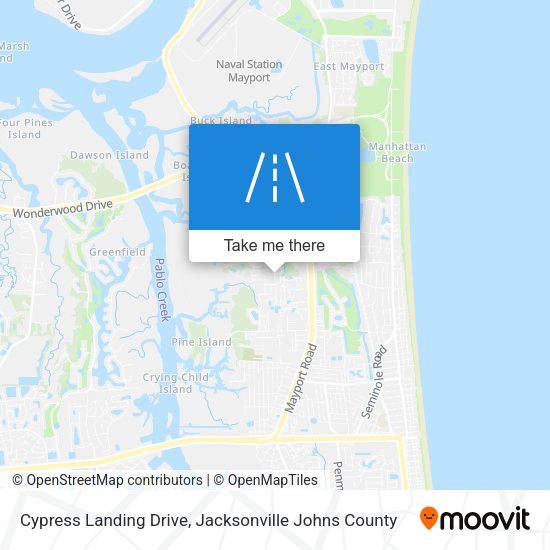Mapa de Cypress Landing Drive