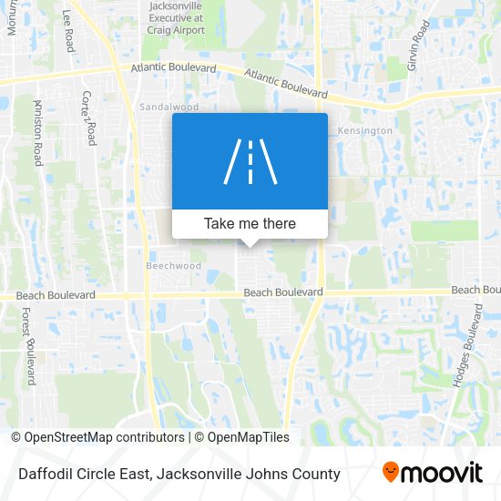 Mapa de Daffodil Circle East