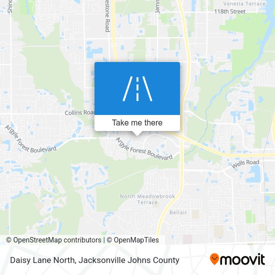 Daisy Lane North map