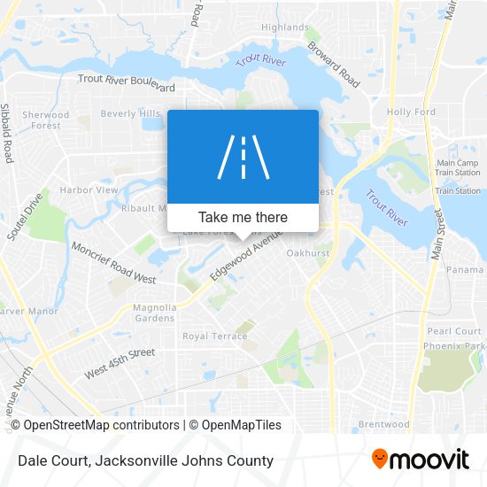Dale Court map