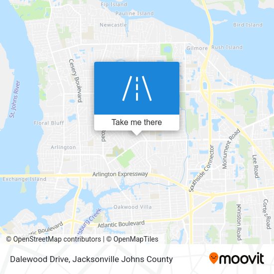 Dalewood Drive map