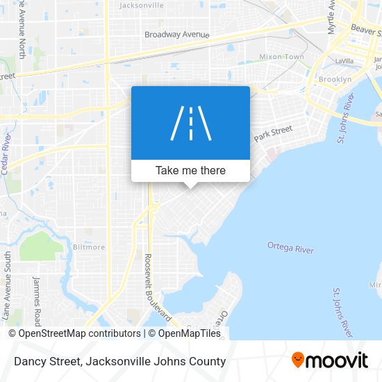 Dancy Street map
