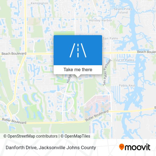 Mapa de Danforth Drive