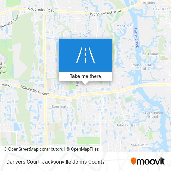Danvers Court map