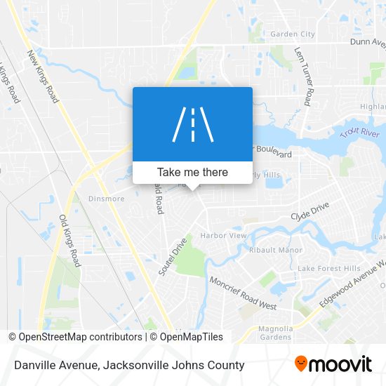 Mapa de Danville Avenue