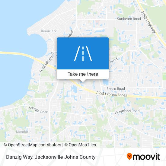 Danzig Way map