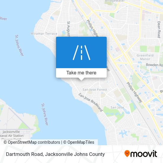Dartmouth Road map