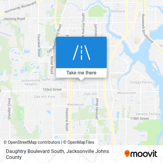 Daughtry Boulevard South map