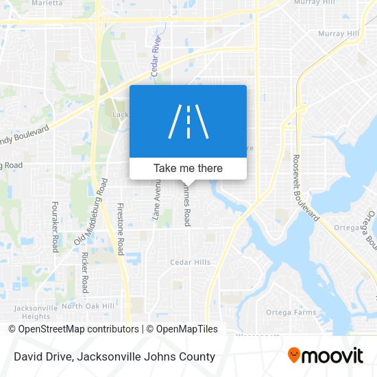 David Drive map