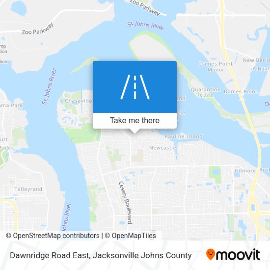 Mapa de Dawnridge Road East