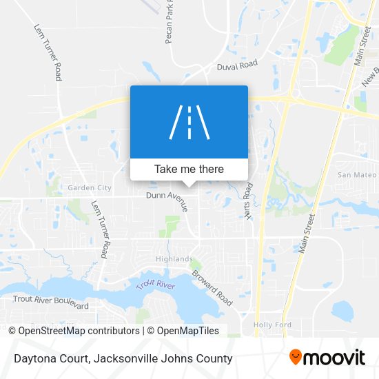 Daytona Court map