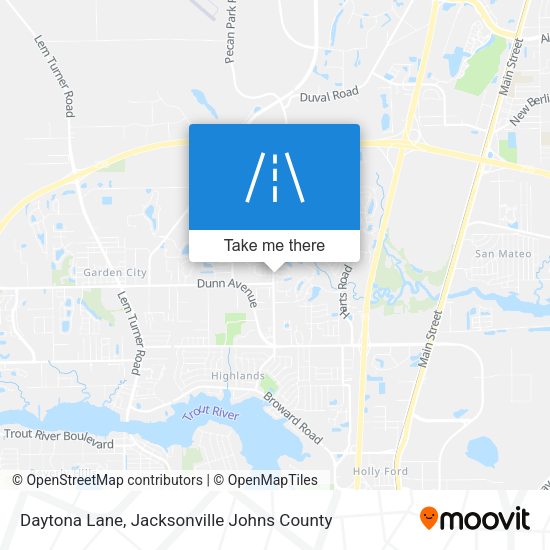 Daytona Lane map