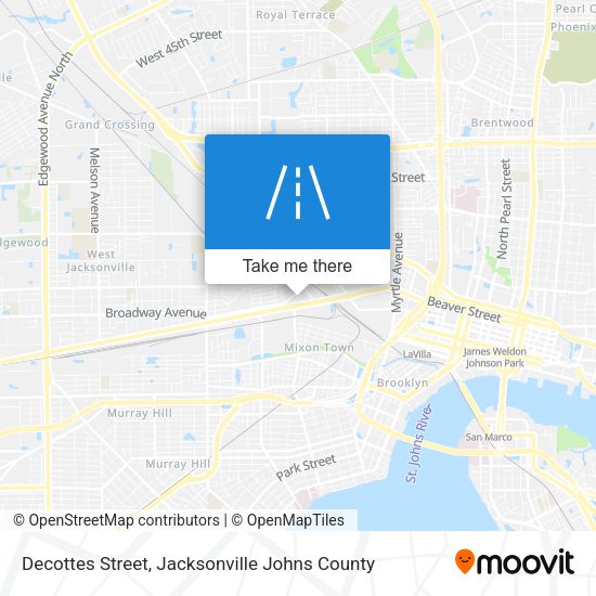 Mapa de Decottes Street
