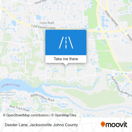 Mapa de Deeder Lane
