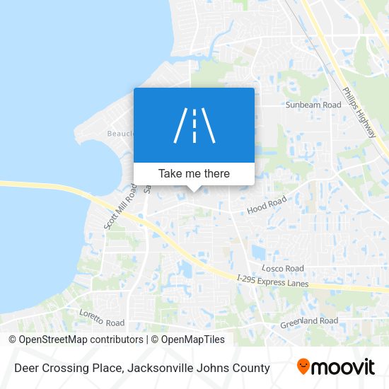 Mapa de Deer Crossing Place