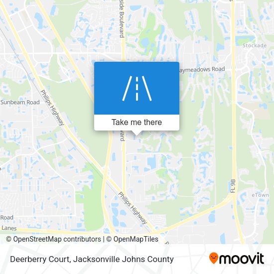 Deerberry Court map