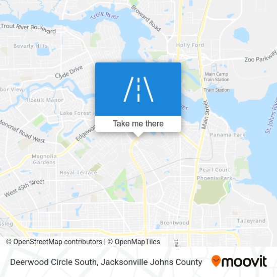 Deerwood Circle South map