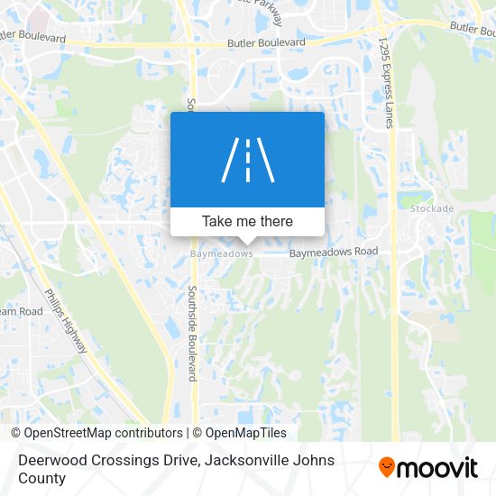 Deerwood Crossings Drive map