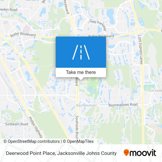 Deerwood Point Place map