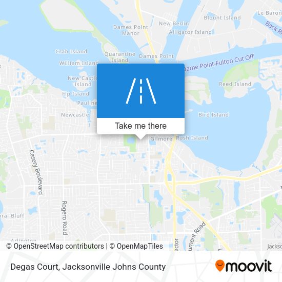 Degas Court map