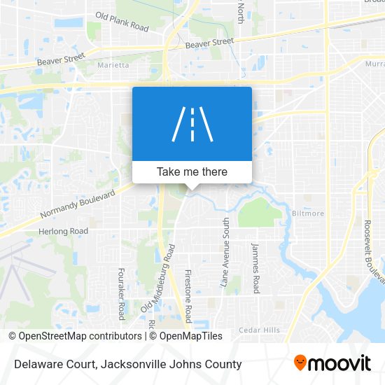 Delaware Court map