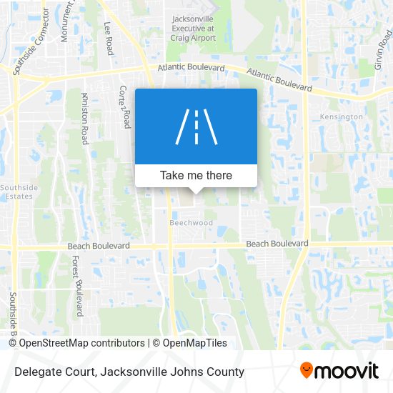 Delegate Court map