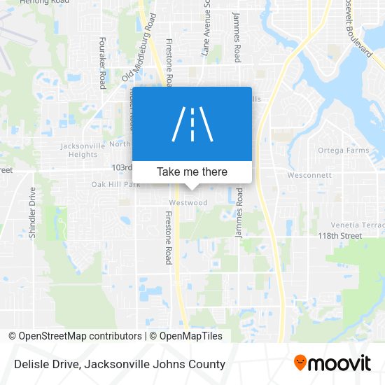 Delisle Drive map