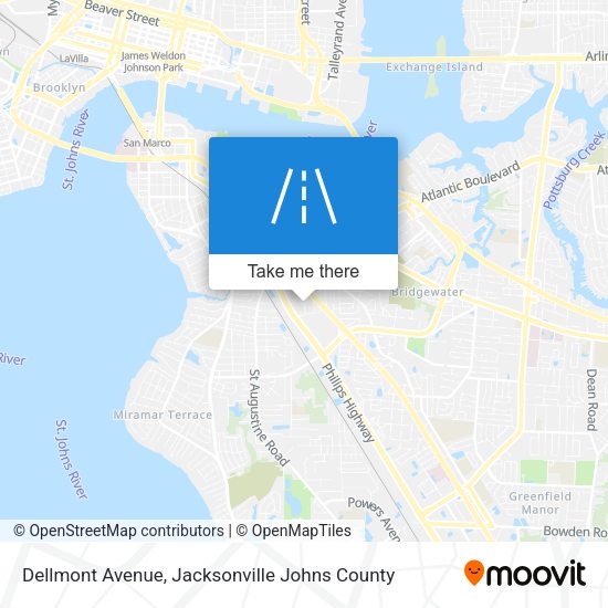 Mapa de Dellmont Avenue