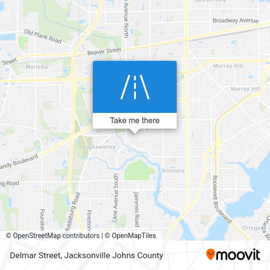 Delmar Street map
