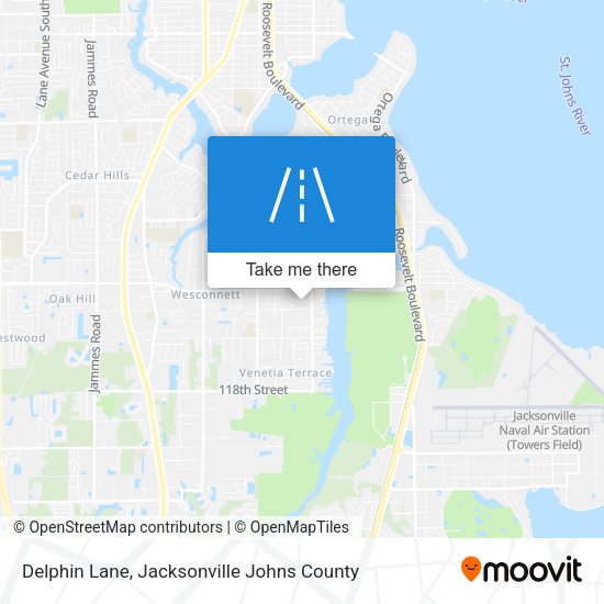Mapa de Delphin Lane